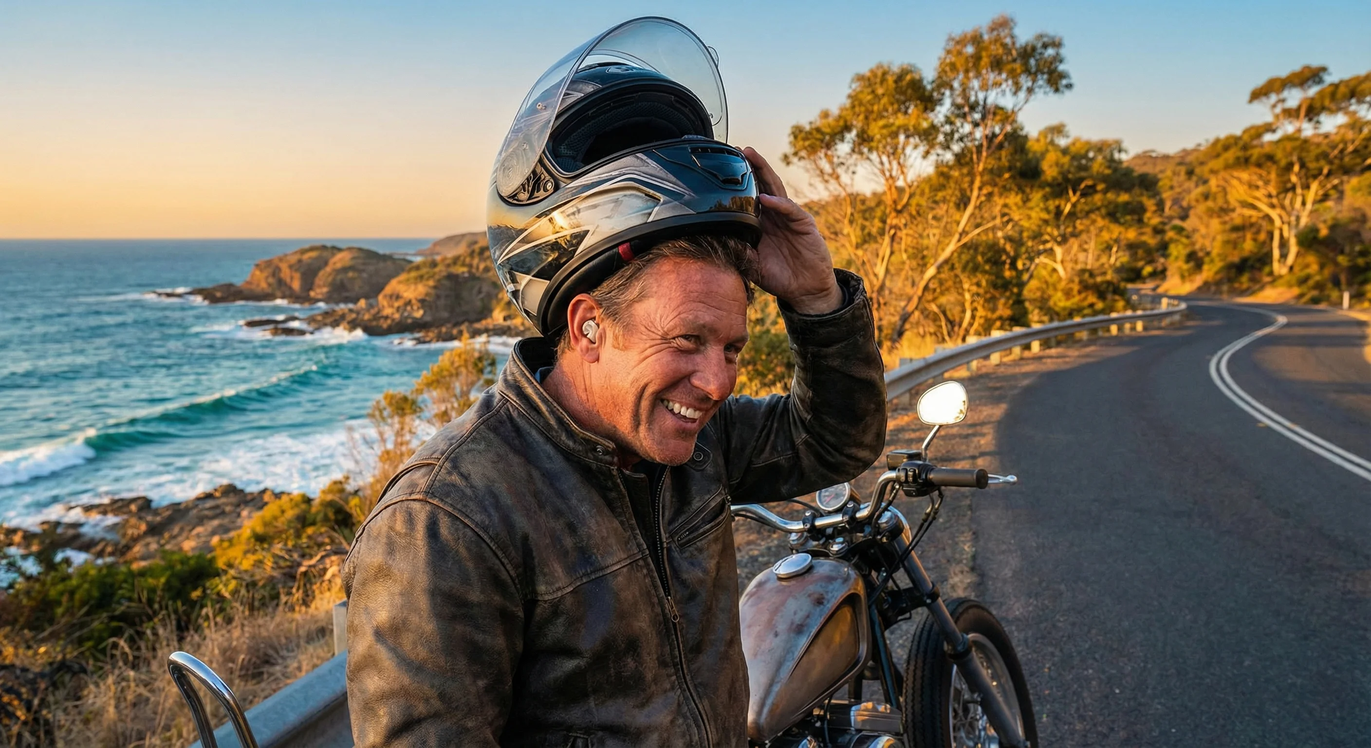 Active lifestyle with custom hearing protection for motorcycling and shooting sports in Caloundra Queensland